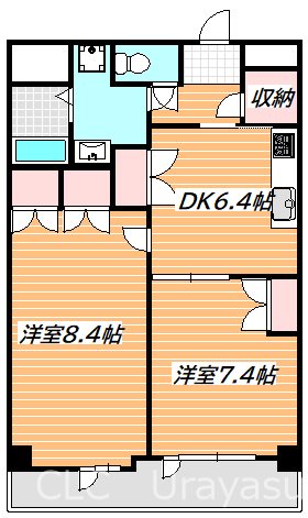 浦安市猫実のマンションの間取り