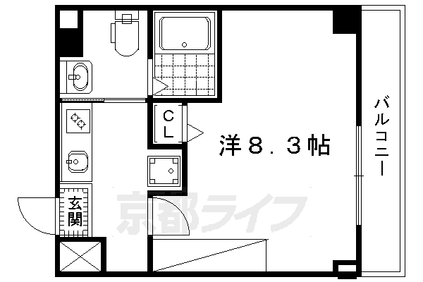 サントス北野の間取り