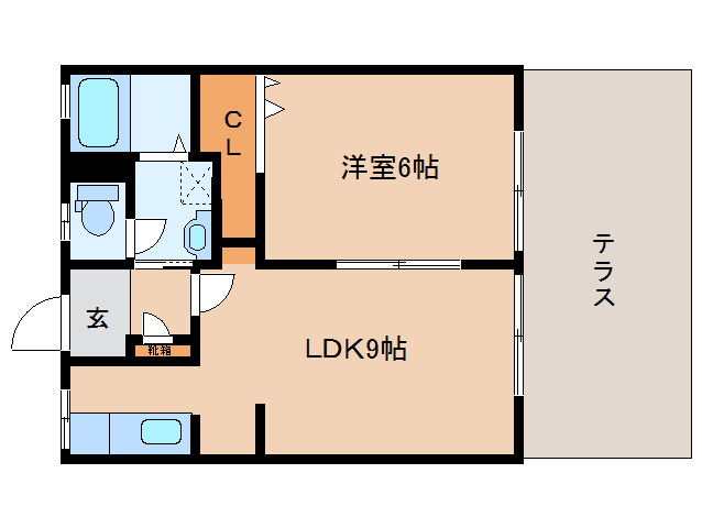立花ハイツの間取り