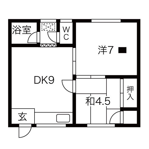 巾クレストの間取り
