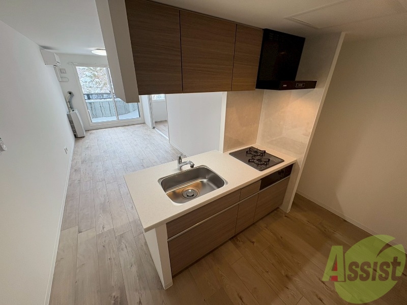 キッチン　システムキッチンなので、すぐお料理に使えます！