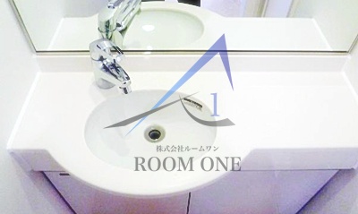 洗面設備　洗面台です。