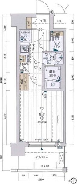 レジュールアッシュ天王寺PARK SIDEの間取り写真