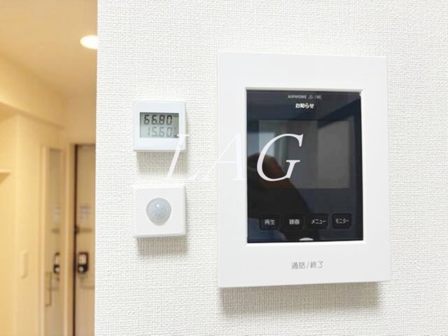 セキュリティ　モニター付インターホンです。