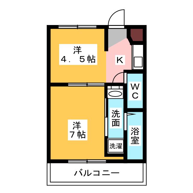 ヴィラナリー小俣 2号棟の間取り写真