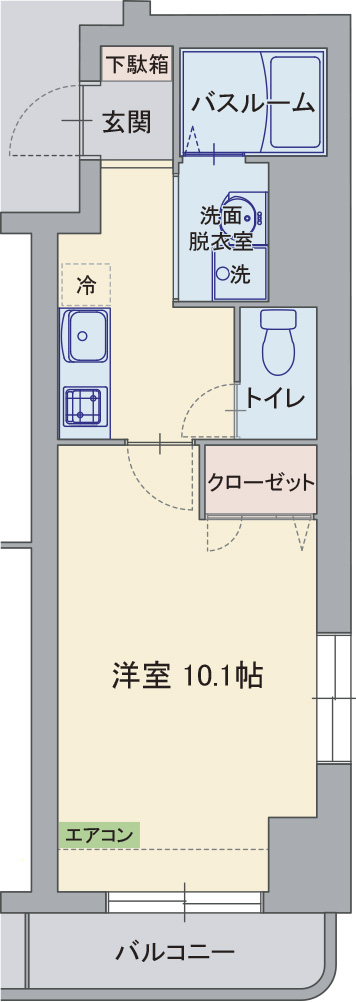 カナルフィーの間取り