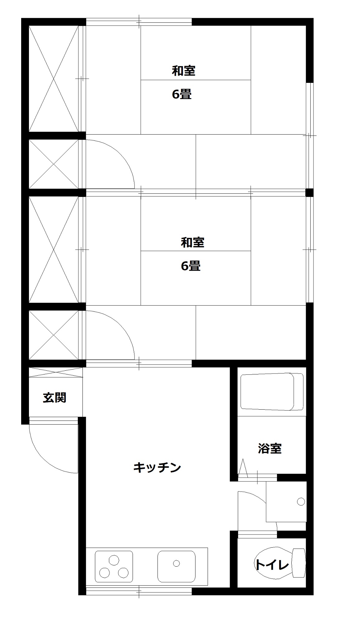 グリーンハイツの間取り