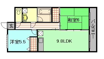 アストピア段原の間取り