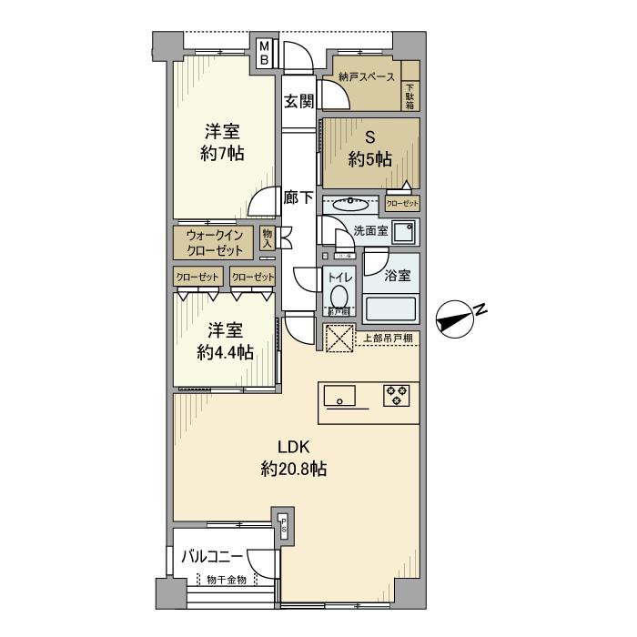 【オープンレジデンシア広尾Iの間取り】