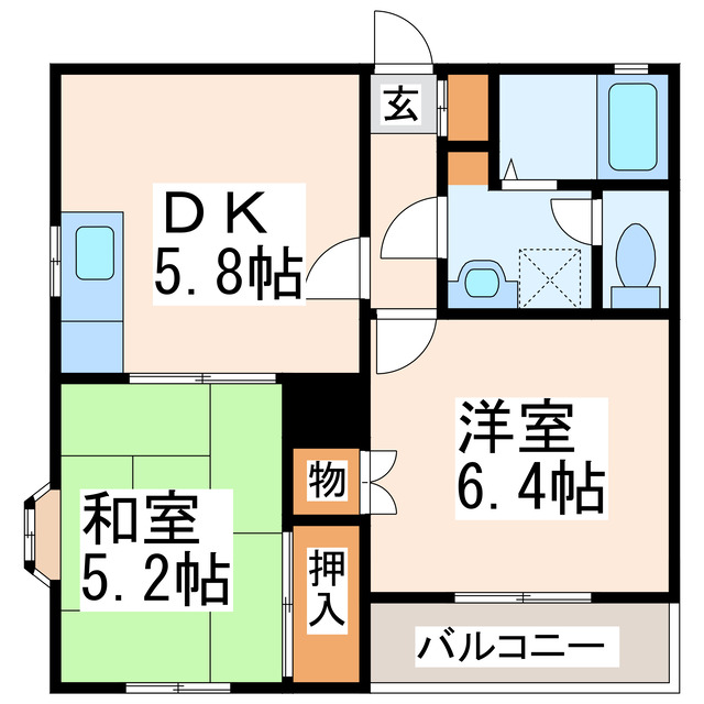 浪漫館の間取り