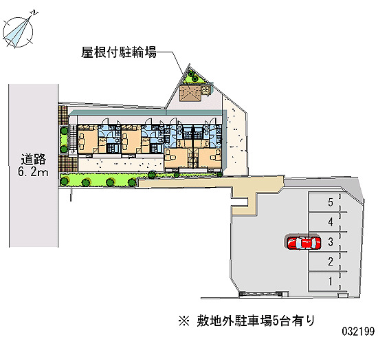 【コンフォールＫ＆Ｋの駐車場】