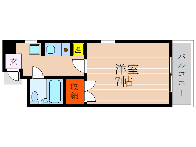 彦根市馬場のマンションの間取り