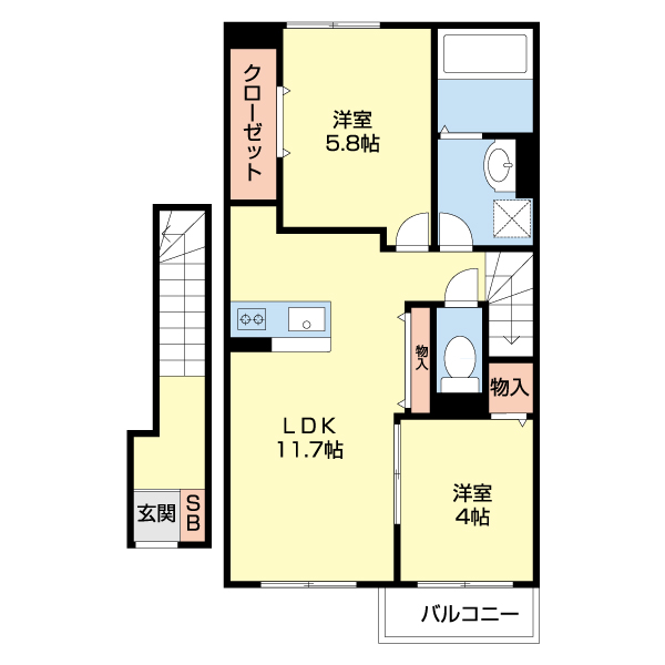 ボンヌエトワールの間取り