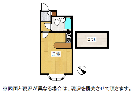 鴻巣市筑波のアパートの間取り