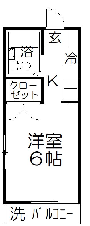 東京都板橋区成増５（アパート）の賃貸物件の間取り