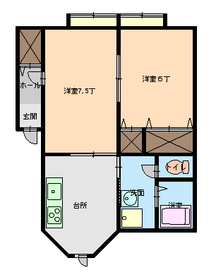 ラ・フルールの間取り