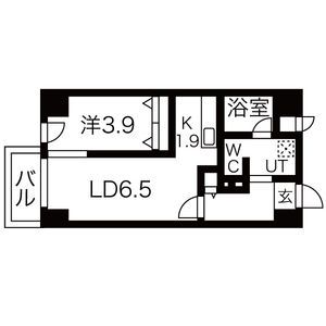 LEE東札幌 A棟の間取り