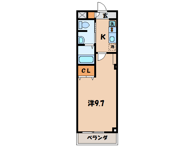 西尾市中町のマンションの間取り