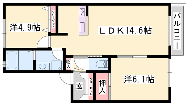 セファミ太子の間取り