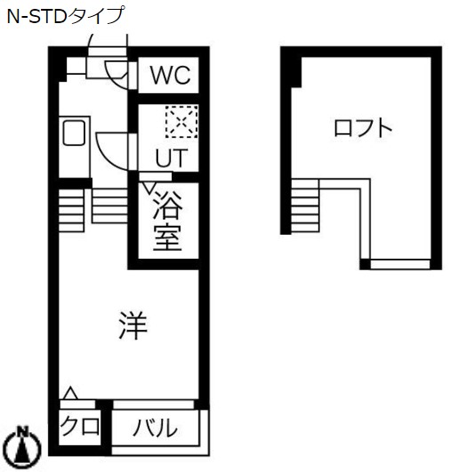 ヴィラ駈上の間取り