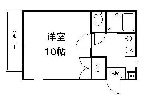 サンライズＡの間取り