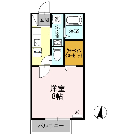 ウィル一ツ橋 A棟の間取り