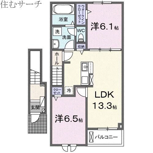 アスパイアリングＤの間取り