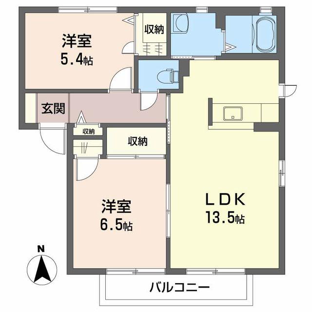 シャーメゾンボヌールの間取り