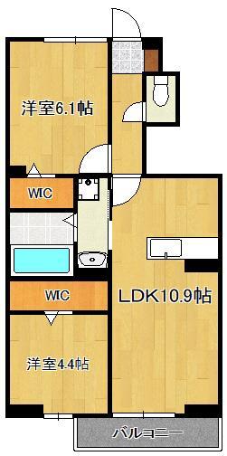 Ｄ－ＲＯＯＭ大原の間取り