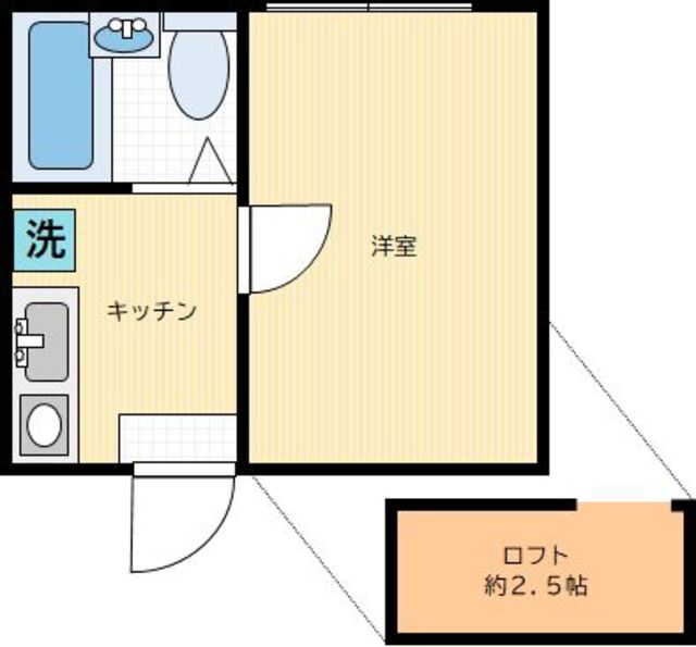 レオパレス立町の間取り