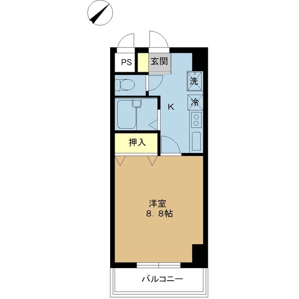 リバティープラザ花園の間取り