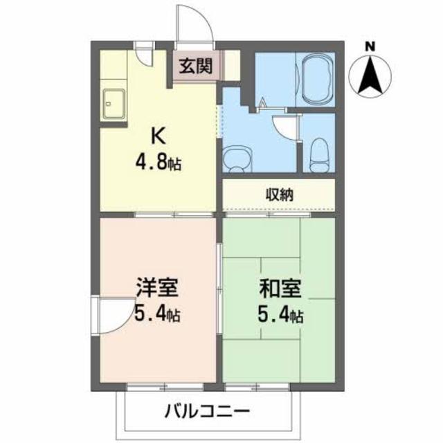 若葉サンデールの間取り