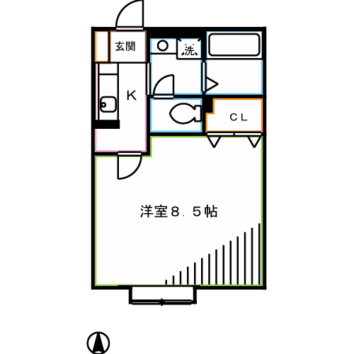 レセンテＮ・Ｔの間取り