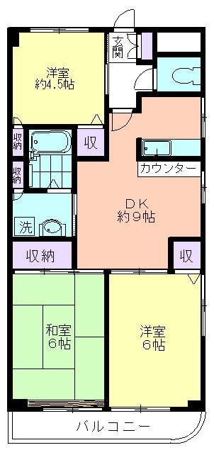 サン・フォーレストの間取り