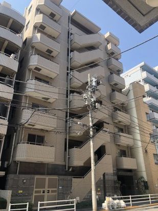 中央区勝どきのマンションの建物外観