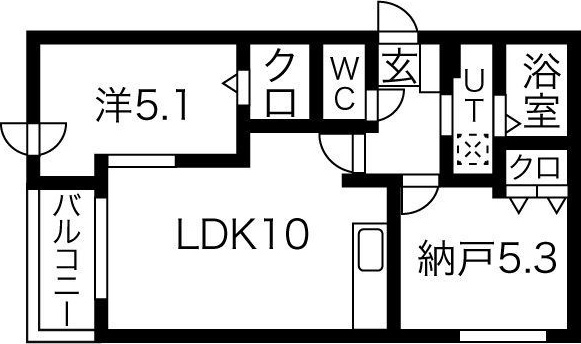 【パーチェ豊平の間取り】