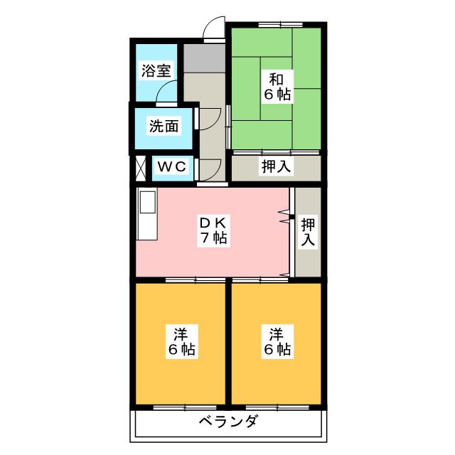 ファミリーハウス北之門の間取り