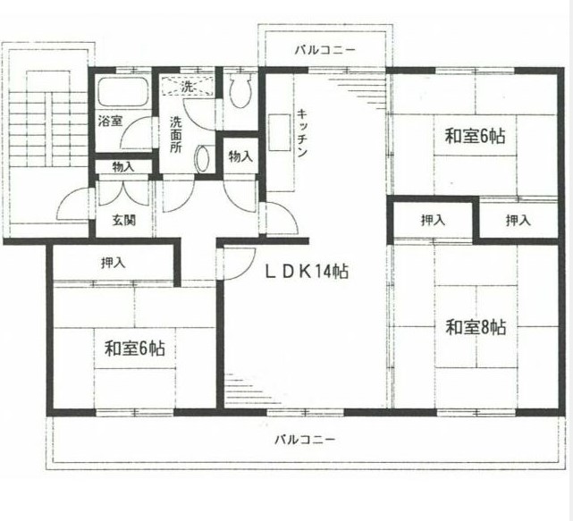 ひばり団地の間取り