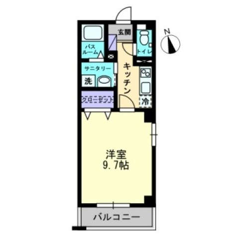 フォブール銀河IIIの間取り