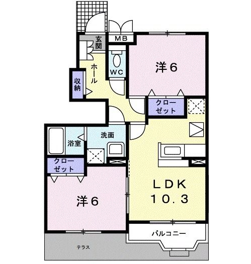 ロードスＣの間取り