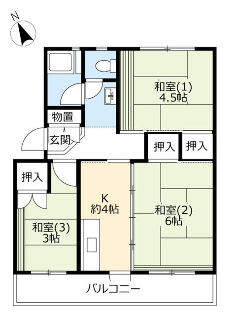 ＵＲひよどり台の間取り