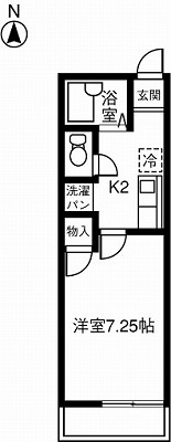 メゾンコームの間取り