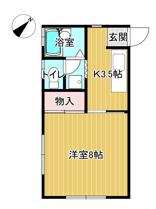 クイニ－・ア・マンの間取り