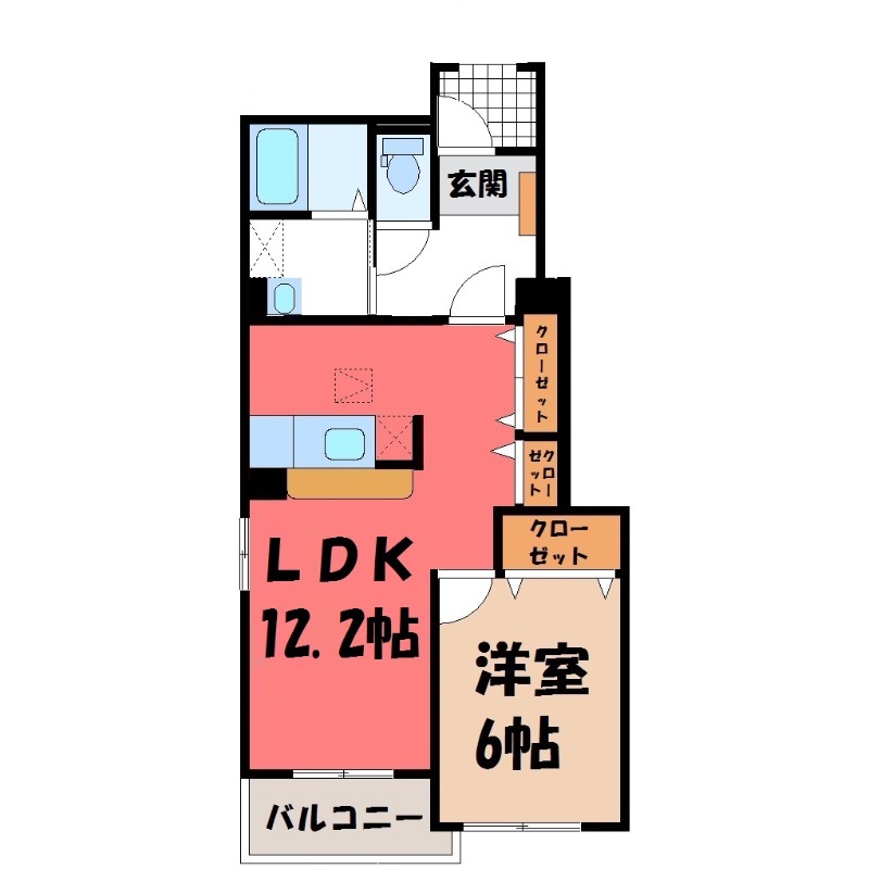 リヴァークラールの間取り