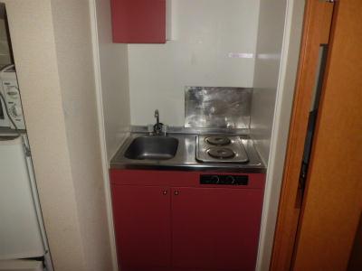 キッチン　２口電気コンロ付ミニキッチン。