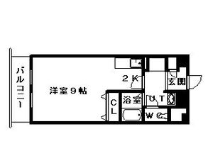 サテラ北３４条の間取り