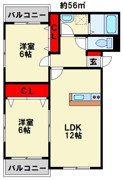 プレステージタカラNの間取り