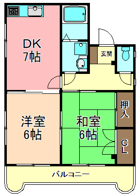 足立区本木西町のマンションの間取り