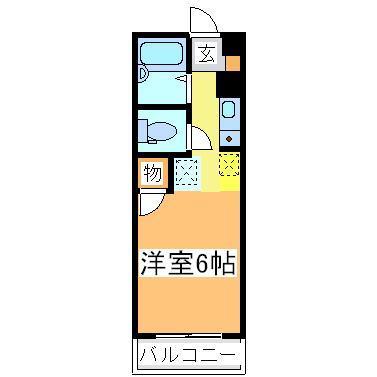 東広島市西条本町のマンションの間取り