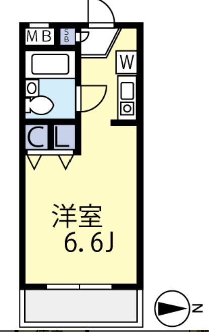 世田谷区深沢のマンションの間取り